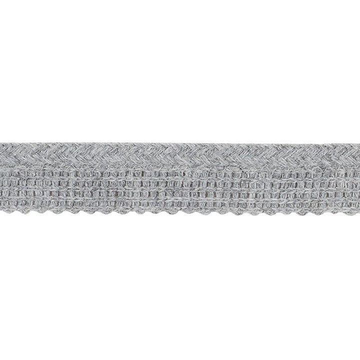 Eubie Lip Cord Indoor/Outdoor Grey 72423 by Schumacher Designer Trim Indoor-Outdoor Trims - Swanky Fabrics -