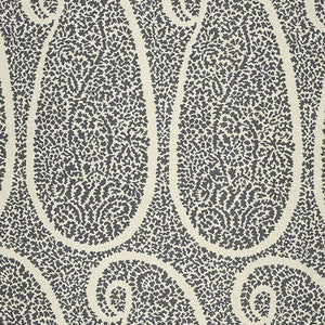 Ambala Paisley Ash 174641 by Schumacher Designer Fabric