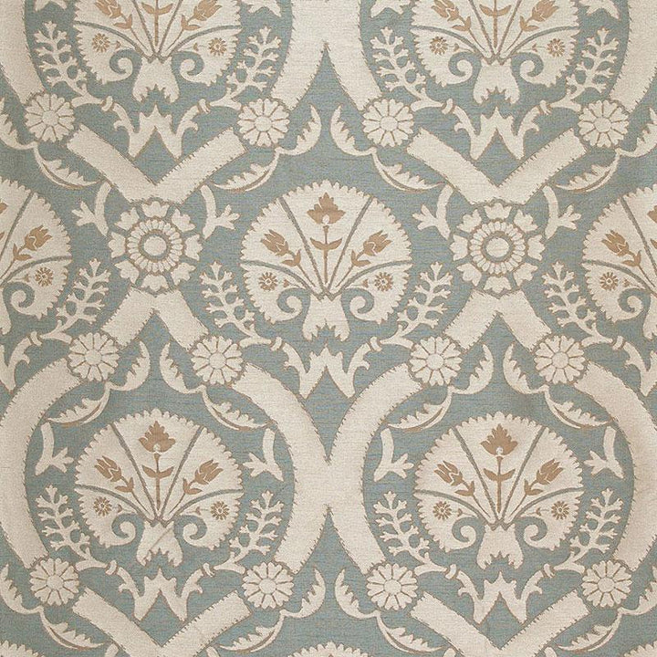 Taza Damask Dusk 65770 by Schumacher Designer Fabric Chroma 7.0" - Swanky Fabrics -