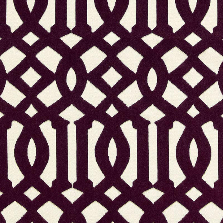 Imperial Trellis Velvet Byzantine 65592 by Schumacher Designer Fabric Chroma 5.62" - Swanky Fabrics -