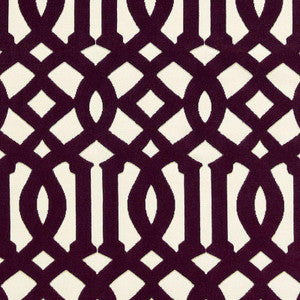 Imperial Trellis Velvet Byzantine 65592 by Schumacher Designer Fabric