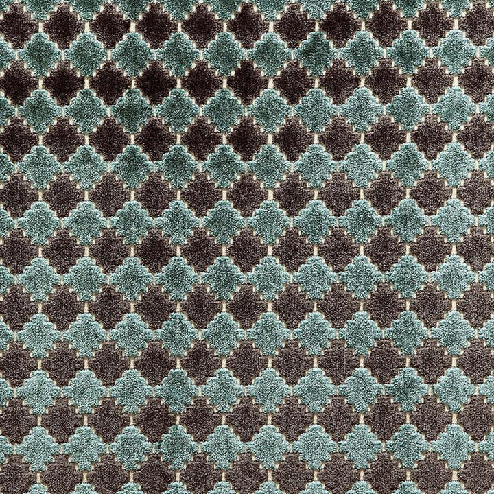 Marrakesh Velvet River 65641 by Schumacher Designer Fabric Chroma 1.0" - Swanky Fabrics -