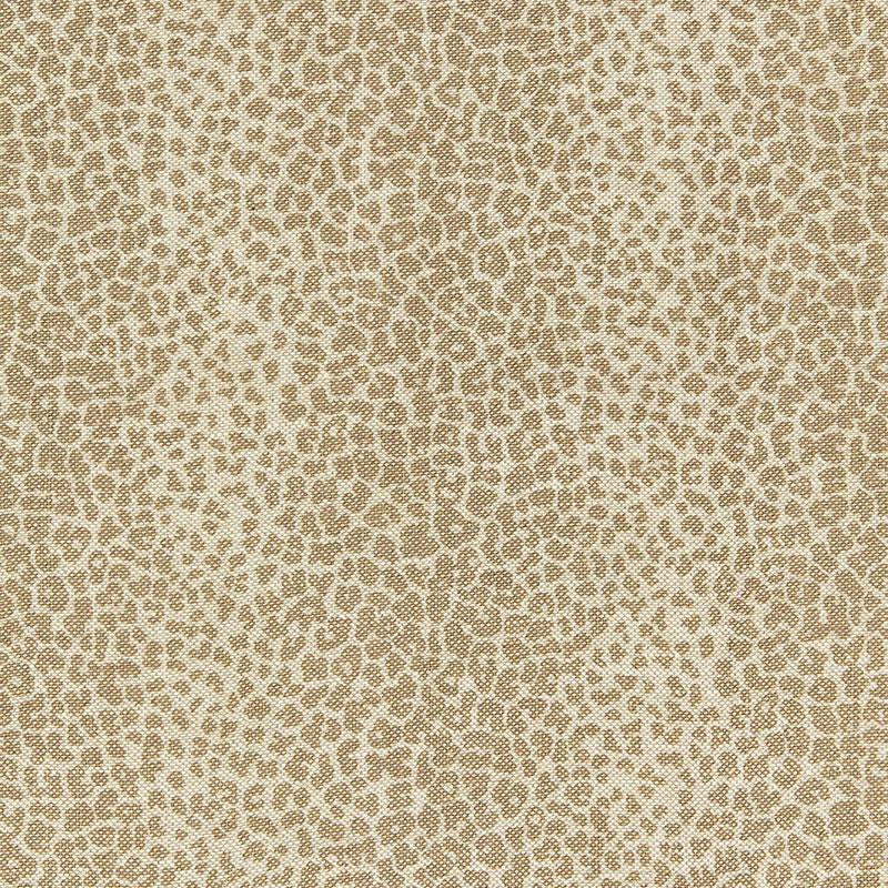 Leopard Linen Print Sesame 174842 by Schumacher Designer Fabric Chroma 9.0" - Swanky Fabrics -