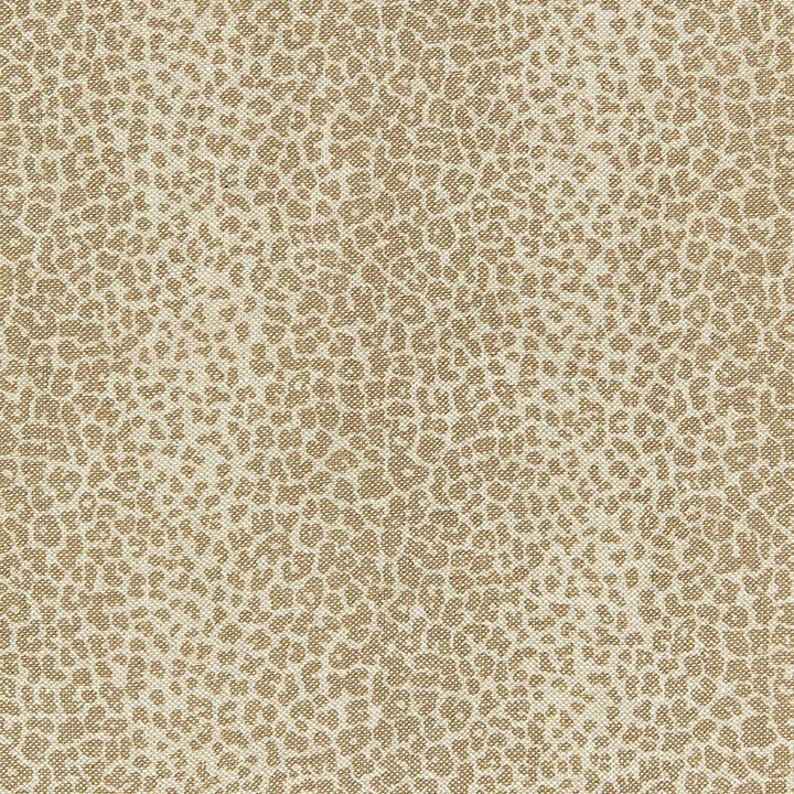 Leopard Linen Print Sesame 174842 by Schumacher Designer Fabric Chroma 9.0" - Swanky Fabrics -