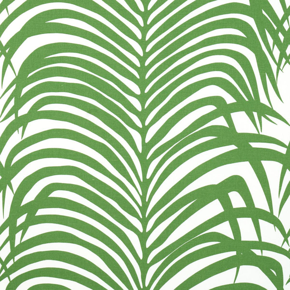 Zebra Palm Jungle 174871 by Schumacher Designer Fabric Good Vibrations 27.0" - Swanky Fabrics -