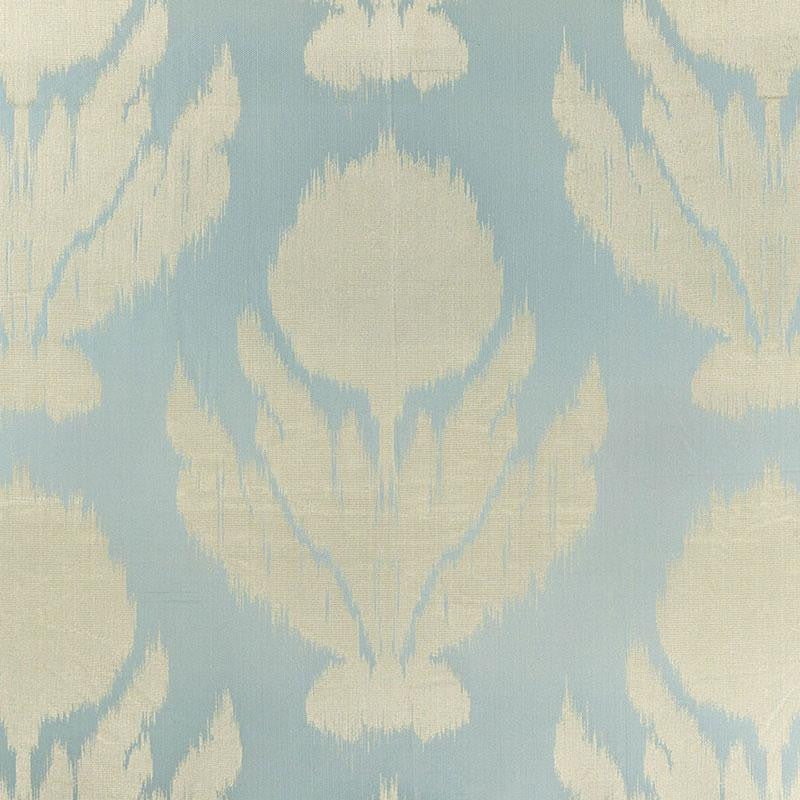 Agra Silk Weave Opal 65850 by Schumacher Designer Fabric Palazzo 13.5" - Swanky Fabrics -
