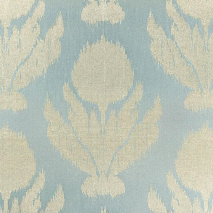 Agra Silk Weave Opal 65850 by Schumacher Designer Fabric Palazzo 13.5" - Swanky Fabrics -