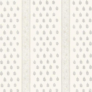 Katsura Stripe Oyster 5005200 by Schumacher Designer Wallpaper