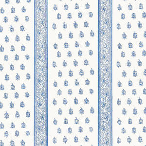Katsura Stripe Delft 5005201 by Schumacher Designer Wallpaper