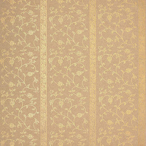 Khanpur Vine Gilt 5005213 by Schumacher Designer Wallpaper