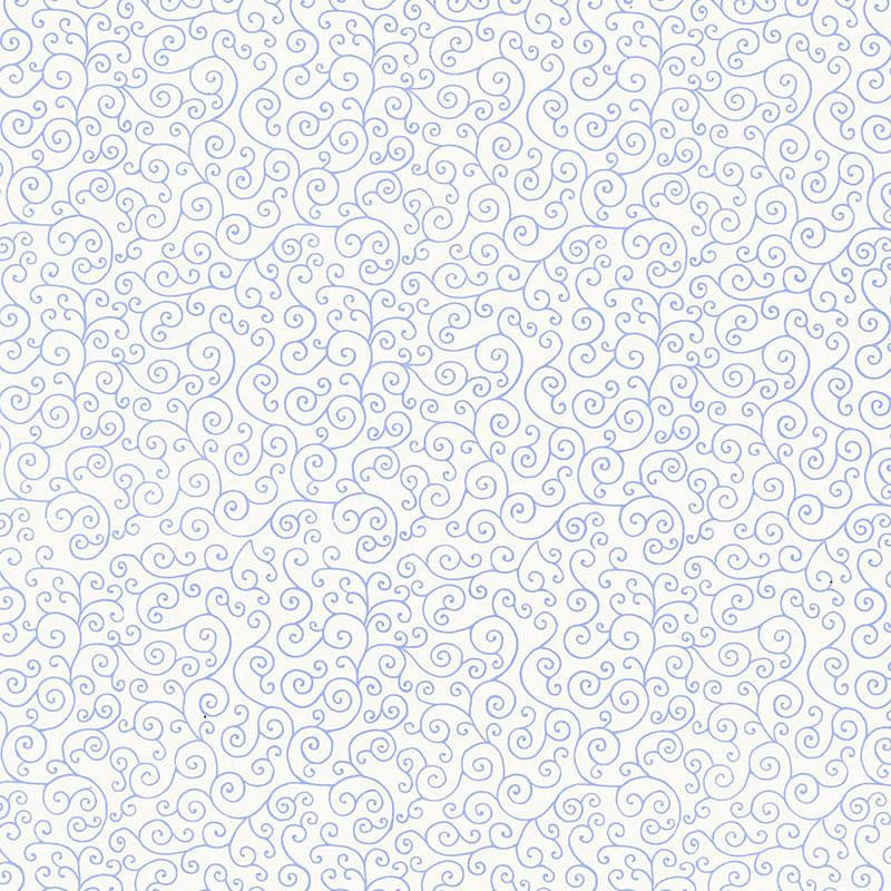 Sangar Scroll Delft 5005221 by Schumacher Designer Wallpaper Jaipur - Swanky Fabrics -