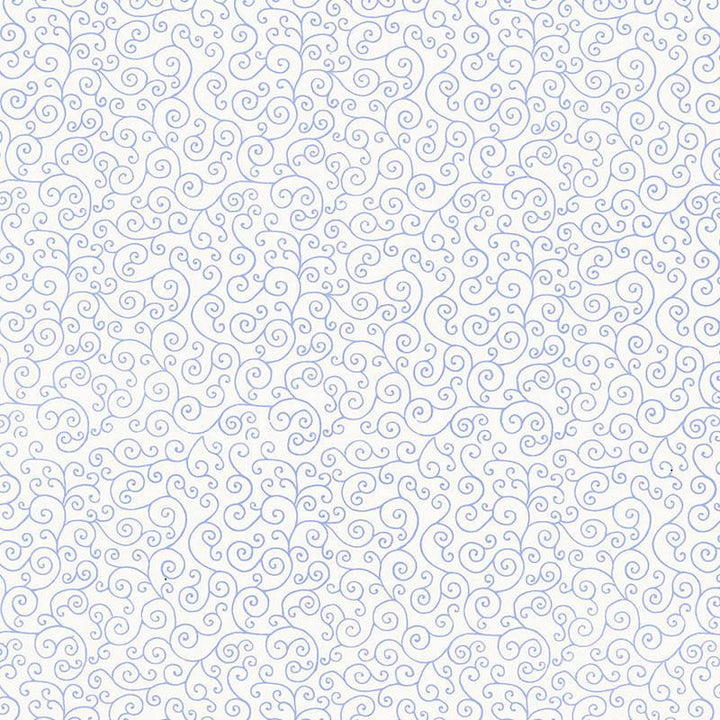 Sangar Scroll Delft 5005221 by Schumacher Designer Wallpaper Jaipur - Swanky Fabrics -