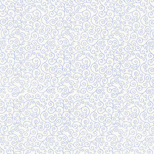 Sangar Scroll Delft 5005221 by Schumacher Designer Wallpaper