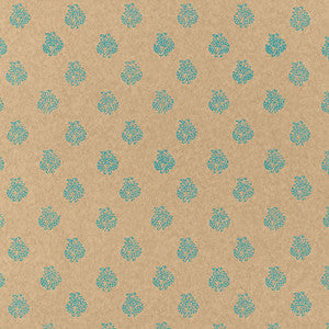 Kaladera Turquoise 5005254 by Schumacher Designer Wallpaper