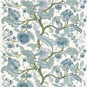Sinhala Linen Print Sky 174812 by Schumacher Designer Fabric