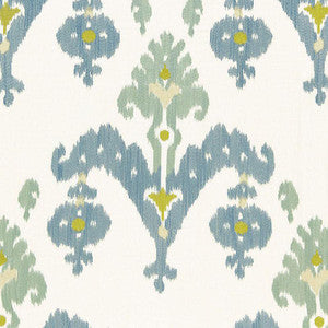 Raja Embroidery Sky 65811 by Schumacher Designer Fabric