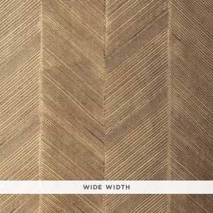 Chevron Texture Sable 5005652 by Schumacher Designer Wallpaper