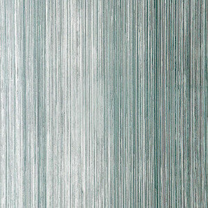 Metallic Strie Turquoise 5005713 by Schumacher Designer Wallpaper