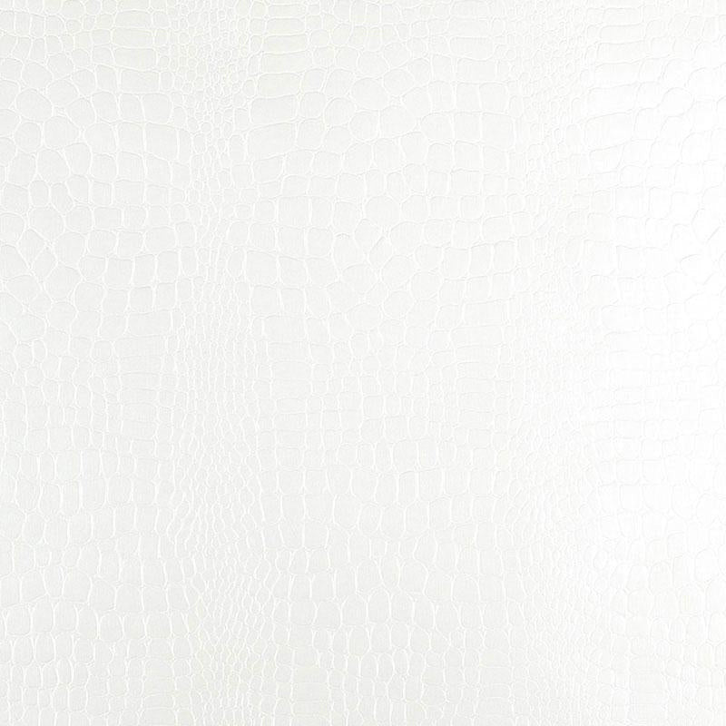 Crocodile White 5005830 by Schumacher Designer Wallpaper Modern Glamour 5.5" - Swanky Fabrics -