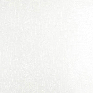 Crocodile White 5005830 by Schumacher Designer Wallpaper