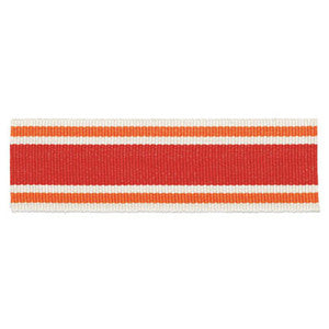Cabana Braid Coral 63132 by Schumacher Designer Trim