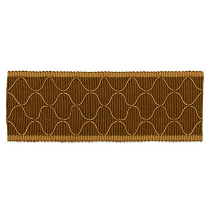 Kent Braid Mocha 63172 by Schumacher Designer Trim Somerset - Swanky Fabrics -