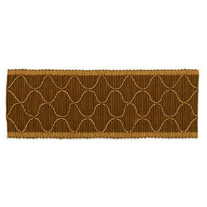 Kent Braid Mocha 63172 by Schumacher Designer Trim