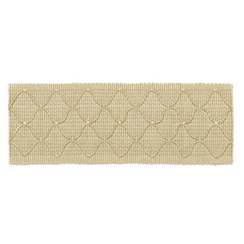 Kent Braid Oyster 63175 by Schumacher Designer Trim Somerset - Swanky Fabrics -