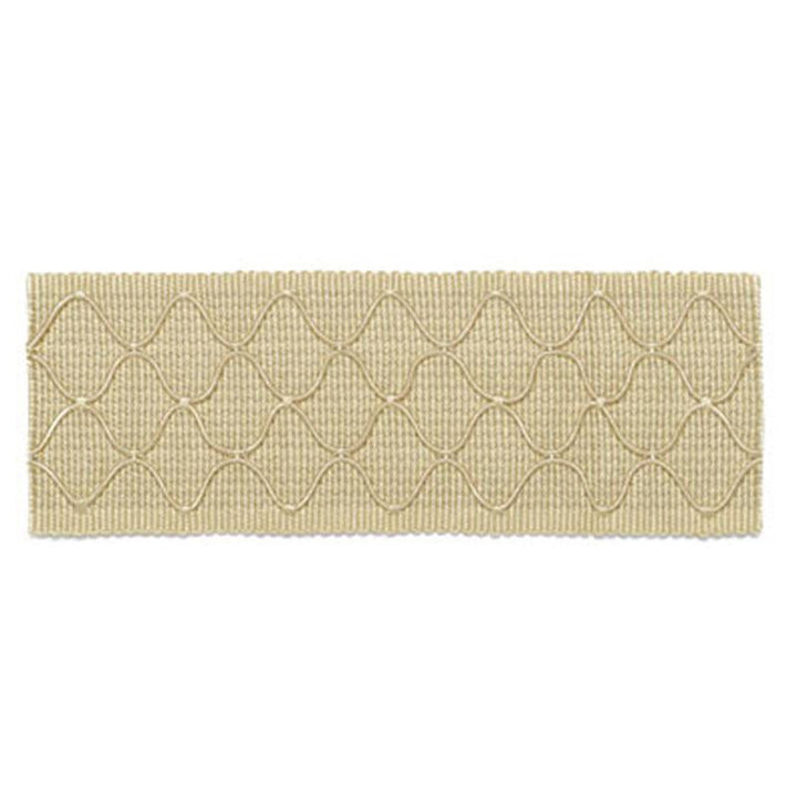 Kent Braid Oyster 63175 by Schumacher Designer Trim Somerset - Swanky Fabrics -