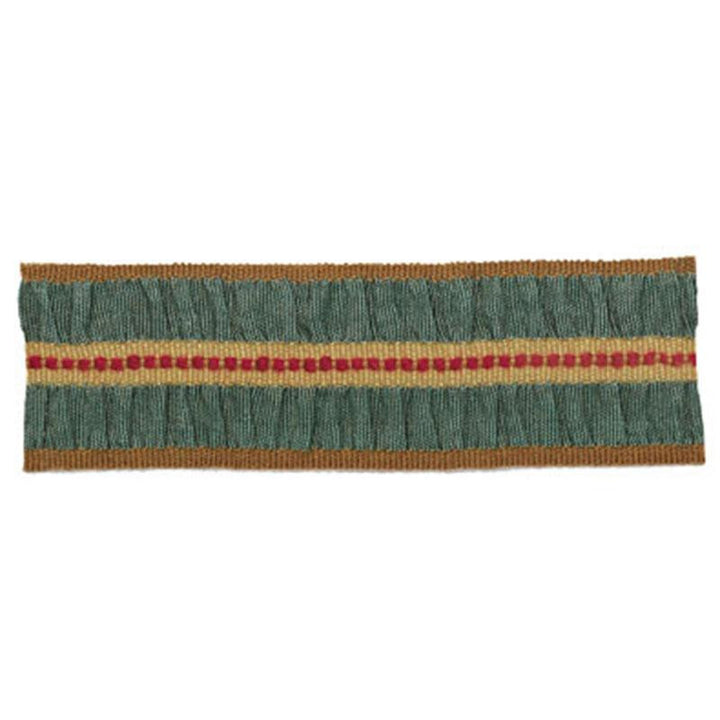 Camden Braid Peacock 63191 by Schumacher Designer Trim Somerset Trimmings - Swanky Fabrics -