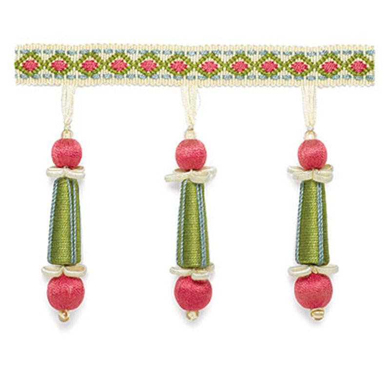 Addington Molded Tassel Fringe Bloom 63281 by Schumacher Designer Trim Somerset - Swanky Fabrics -