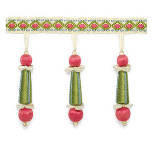 Addington Molded Tassel Fringe Bloom 63281 by Schumacher Designer Trim