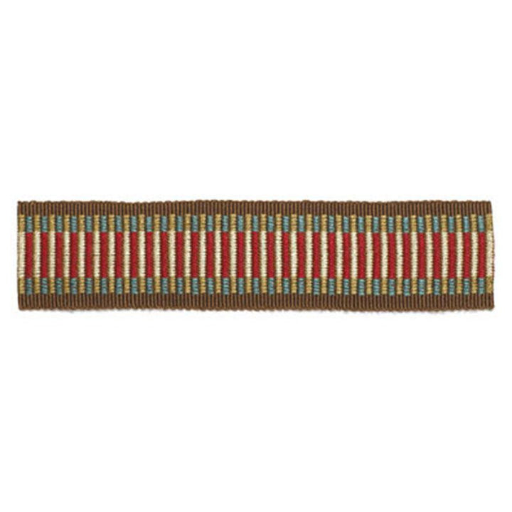 Litchfield Braid Rosewood 63330 by Schumacher Designer Trim Somerset - Swanky Fabrics -