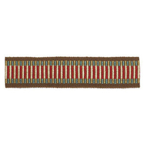 Litchfield Braid Rosewood 63330 by Schumacher Designer Trim