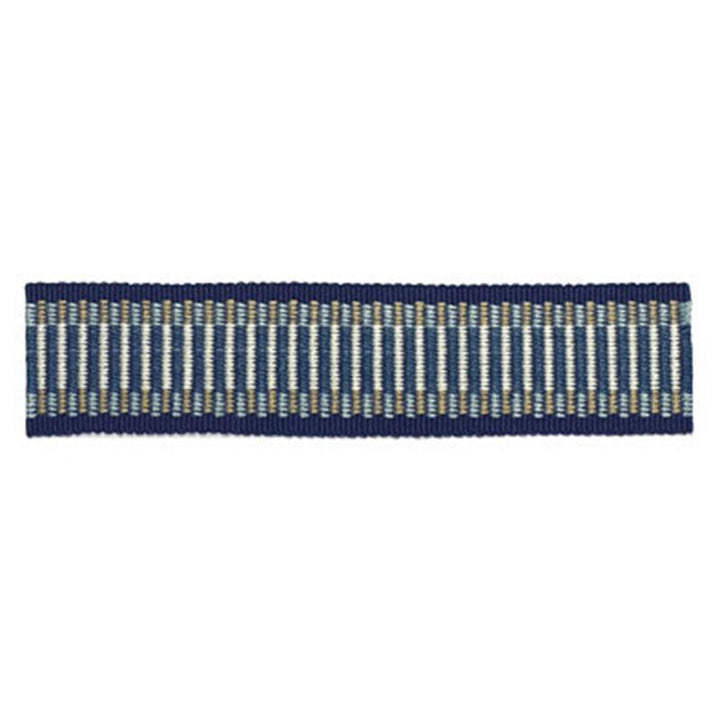 Litchfield Braid Delft 63333 by Schumacher Designer Trim Somerset - Swanky Fabrics -