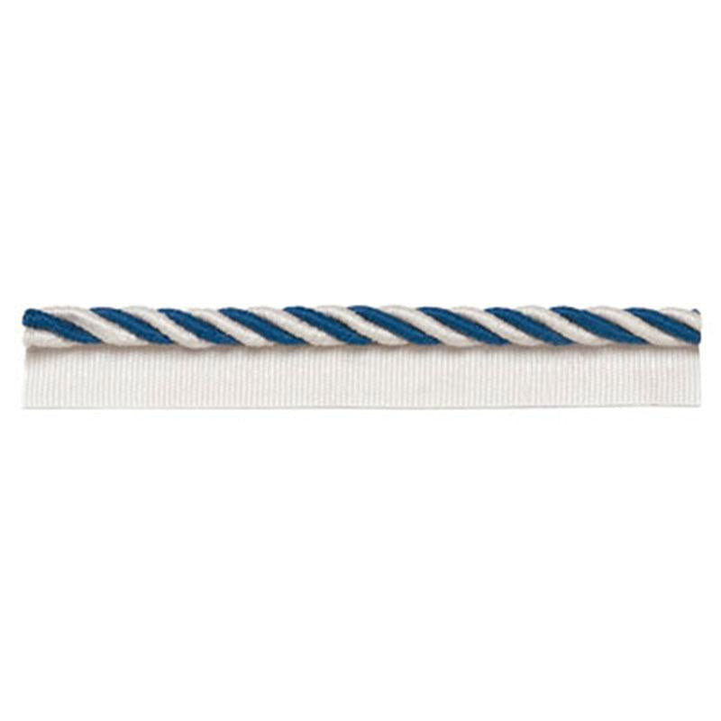 Capri Lipcord Marine 63350 by Schumacher Designer Trim Plein Air Trimmings - Swanky Fabrics -