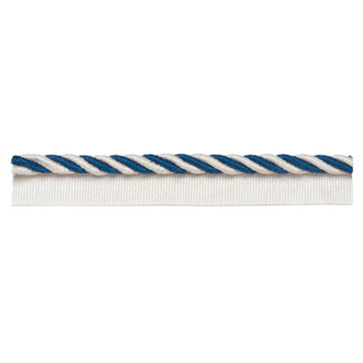 Capri Lipcord Marine 63350 by Schumacher Designer Trim Plein Air Trimmings - Swanky Fabrics -