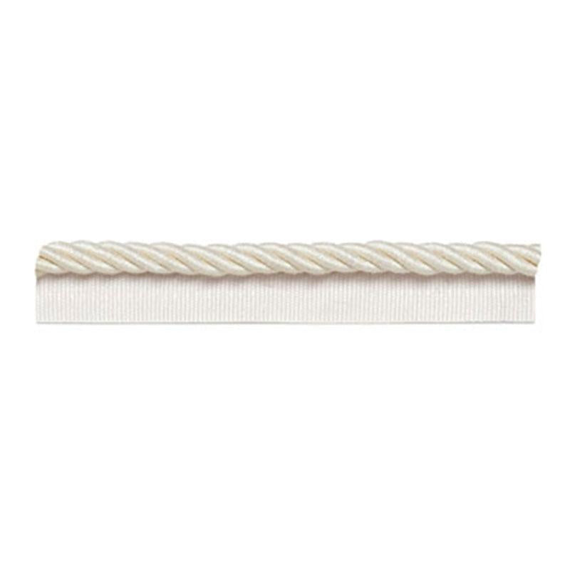 Capri Lipcord Vanilla 63355 by Schumacher Designer Trim Plein Air Trimmings - Swanky Fabrics -