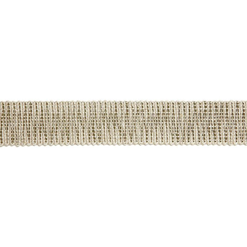 Margaux Braid Linen 65350 by Schumacher Designer Trim Au Naturel Trimmings - Swanky Fabrics -