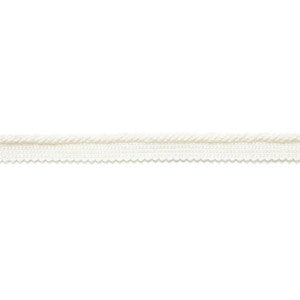 Aimee Linen Lipcord Blanc 65430 by Schumacher Designer Trim
