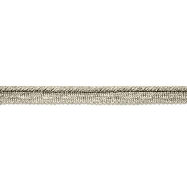 Aimee Linen Lipcord Greige 65432 by Schumacher Designer Trim Au Naturel - Swanky Fabrics -