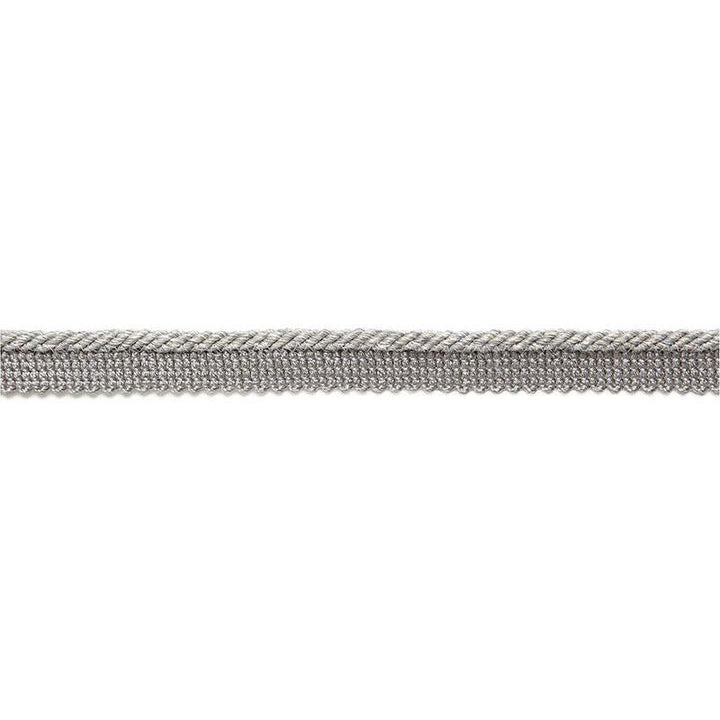 Aimee Linen Lipcord Ash 65433 by Schumacher Designer Trim Au Naturel - Swanky Fabrics -