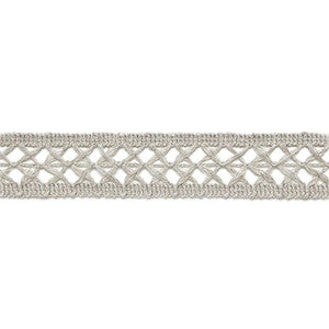 Nicole Linen Braid Greige 65491 by Schumacher Designer Trim
