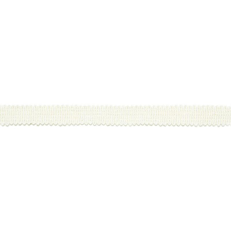 Yves Linen Tape Blanc 65500 by Schumacher Designer Trim Au Naturel - Swanky Fabrics -