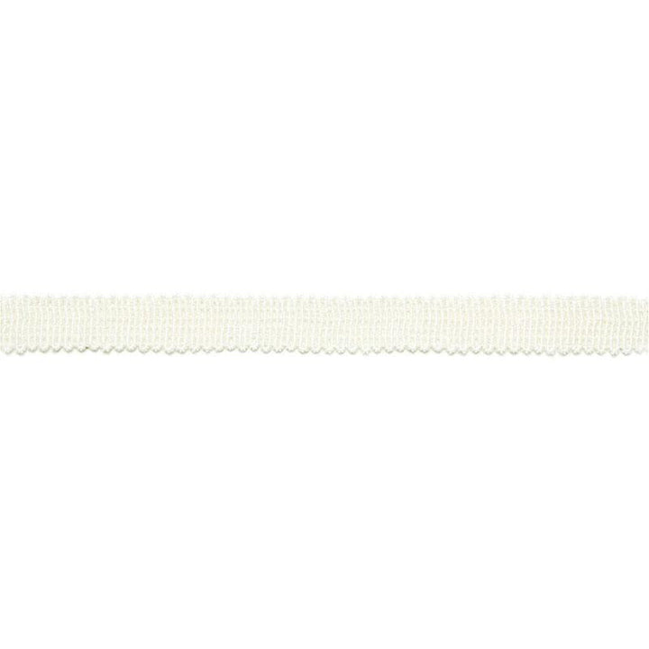 Yves Linen Tape Blanc 65500 by Schumacher Designer Trim Au Naturel - Swanky Fabrics -