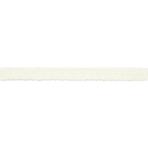 Yves Linen Tape Blanc 65500 by Schumacher Designer Trim