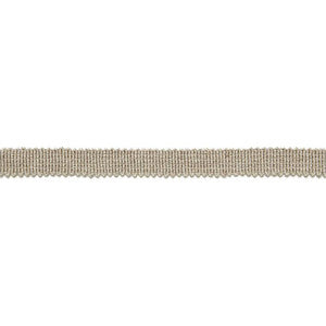 Yves Linen Tape Greige 65501 by Schumacher Designer Trim