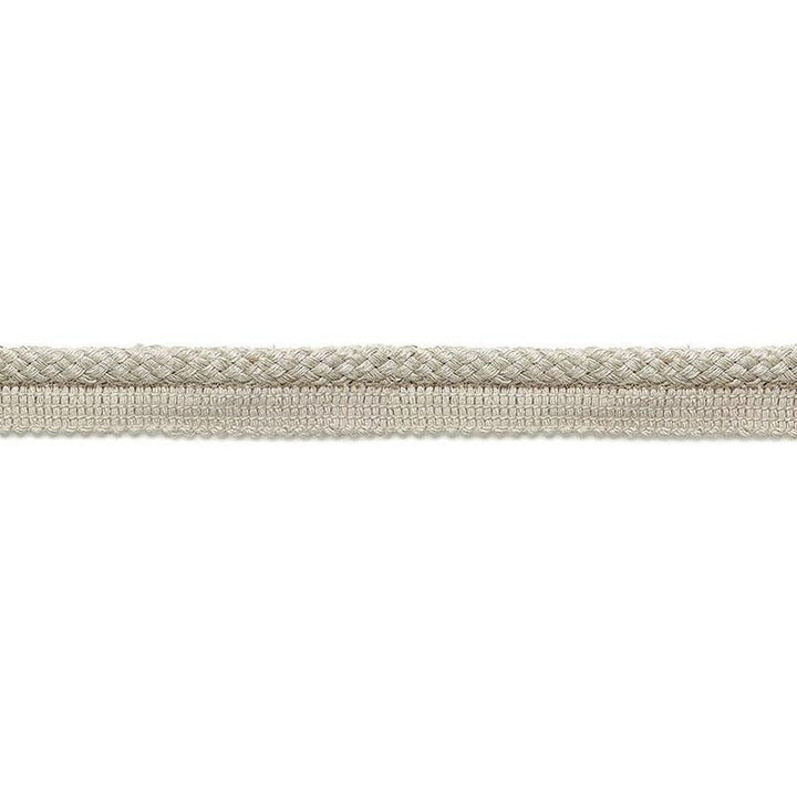 Henri Braided Lipcord Greige 65521 by Schumacher Designer Trim Au Naturel - Swanky Fabrics -