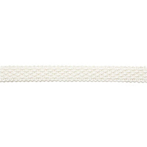 Bertrand Linen Braid Blanc 65530 by Schumacher Designer Trim