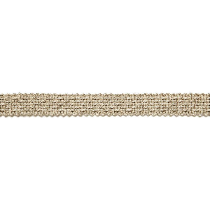 Bertrand Linen Braid String 65531 by Schumacher Designer Trim Au Naturel - Swanky Fabrics -